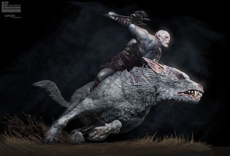 ArtStation - Azog the Defiler on Warg; Weta Collectible, Lindsey ...