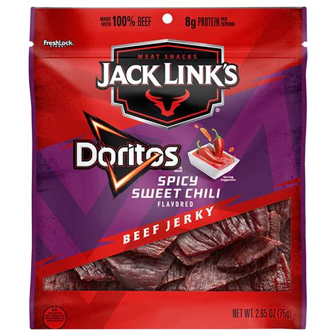 Jack Link’s® Doritos® Spicy Sweet Chili Flavored Beef Jerky, 2.65 oz ...