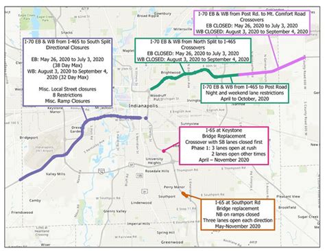 Here’s a look at INDOT’s interstate construction plans for 2020 | Fox 59