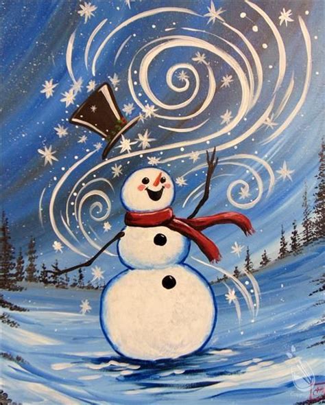 Events | Painting Party in Melbourne, FL | Christmas canvas art, Holiday painting, Christmas ...