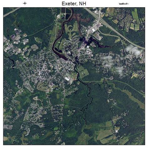 Aerial Photography Map of Exeter, NH New Hampshire