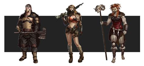 wasteland 3 in 1, Li zehao on ArtStation at https://www.artstation.com/artwork/JlJ4Ad ...