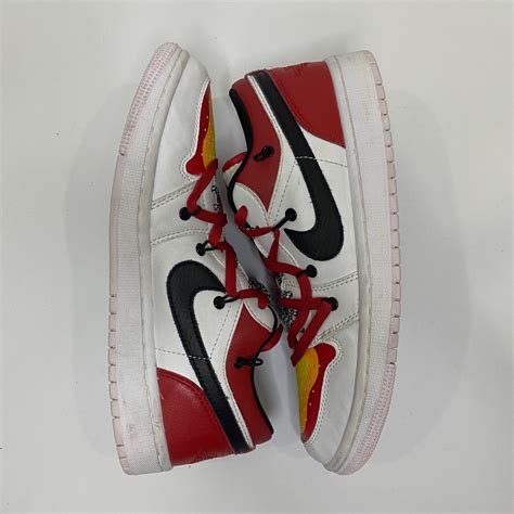 AIR JORDAN 1 LOW CHICAGO TIGER FLAVOR DECONSTRUCTION CUSTOMED SNEAKER, Men's Fashion, Footwear ...