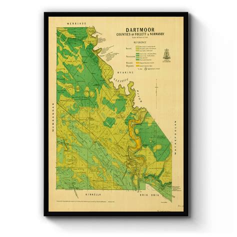 Dartmoor, Victoria Vintage Maps