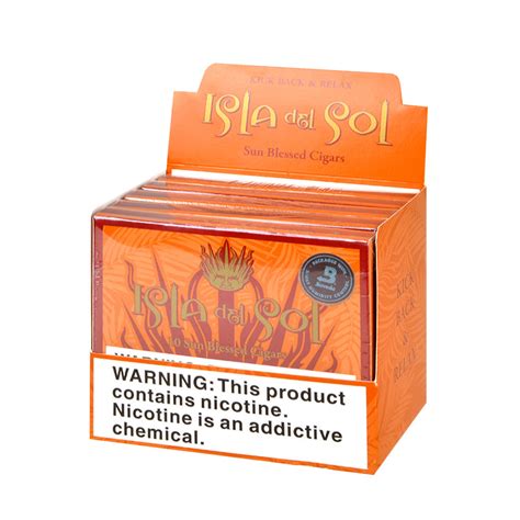 Isla Del Sol Breve Tins 5 Packs of 10 – Tobacco Stock