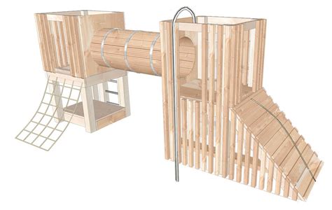 Wooden climbing frames for schools. Adaptable designs to suit you