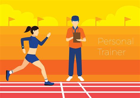 Personal Trainer Cartoon Free Vector 158562 Vector Art at Vecteezy