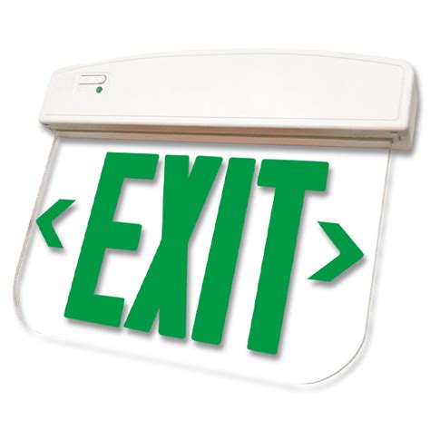 New Thermoplastic Edge-lit Exit from Barron Lighting Group - Electrical ...