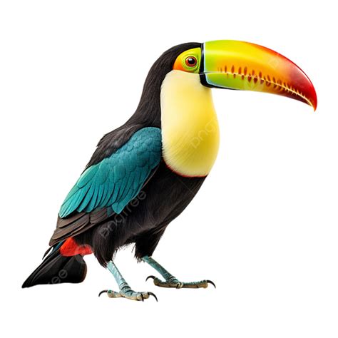 Colorful Toucan Portrait Transparent Background, Toucan Bird ...