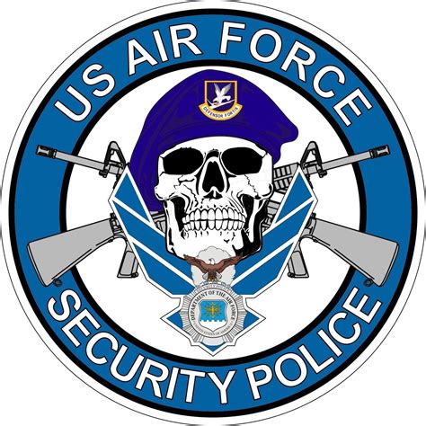 Usaf Security Forces Logo Skull