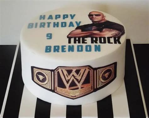 The rock birthday cake