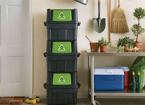 Pin by PenInHand on DIY/Lifehacks | Indoor recycling bins, Stackable recycle bins, Recycling bins