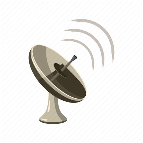 Antenna, cartoon, dish, radar, satellite, tv, wireless icon