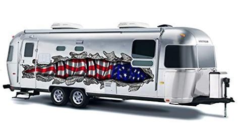 American Flag Full Color RV Decal, Flag Trailer Sticker, US Flag RV ...