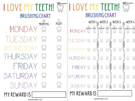 Toothbrush Template For Kids