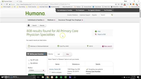 Step-by-Step How-To Provider Search: Humana Medicare Advantage - YouTube