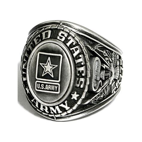 Jewelglo - United States Army Insignia Silver Ring - Walmart.com - Walmart.com