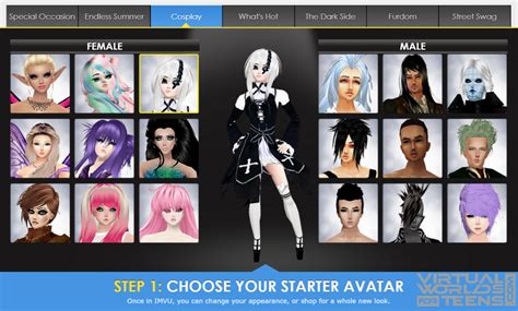 Avatar Games - Virtual Worlds for Teens