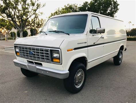 1989 Ford Van E350 Econoline Custom Cargo - Classic Ford E-Series Van 1989 for sale