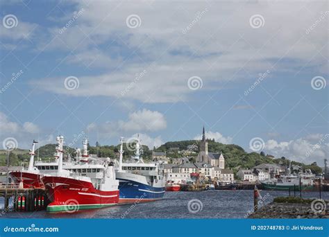 St. Mary`s Church and Port of Killybegs in County Donegal, Ireland`s ...