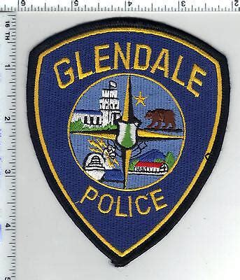 Glendale Police (California) Shoulder Patch - from the 1980's | eBay