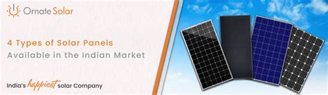 4 Types of Solar Panels Available in the Indian Market