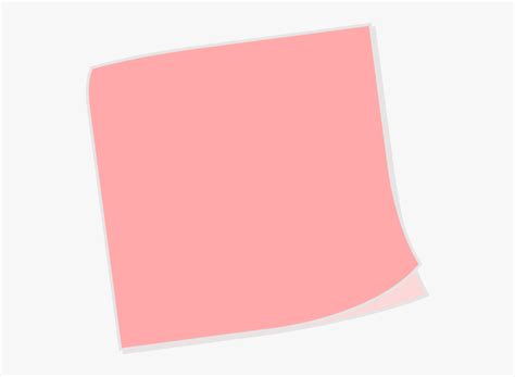 Transparent Pink Sticky Note Png - Clipart Sticky Note Png , Free Transparent Clipart - ClipartKey