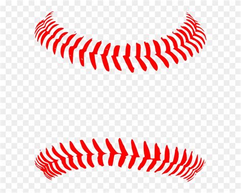 Red Baseball Seams Hi 600×595 Pixels - Baseball Stitches Png, Transparent Png - 600x595(#64315 ...