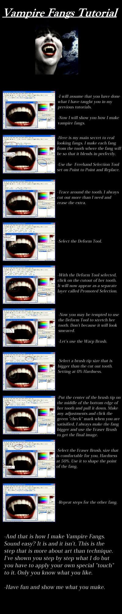 Vampire Fangs Tutorial by Darkest-B4-Dawn on DeviantArt