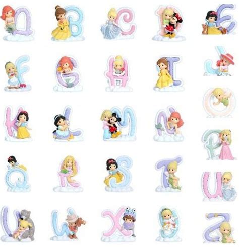 Precious Moments Disney Princess Alphabet Figurines *SEE LETTER ...