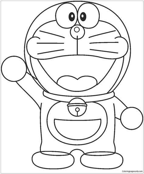 Free Doraemon Cartoon Character Coloring For Kids - vrogue.co