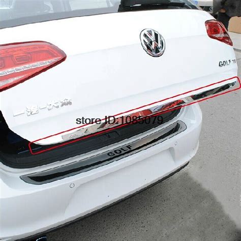 Accessories FIT FOR 2013 2016 VW GOLF 7 MK7 CHROME REAR TRUNK BOOT DOOR ...