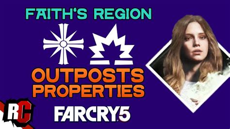 All CULT OUTPOSTS & PROPERTIES in Faith's Region | Far Cry 5 (Map ...