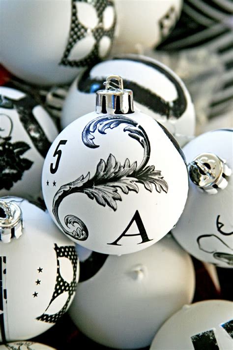 90 best images about Black and White Christmas Ornaments on Pinterest ...