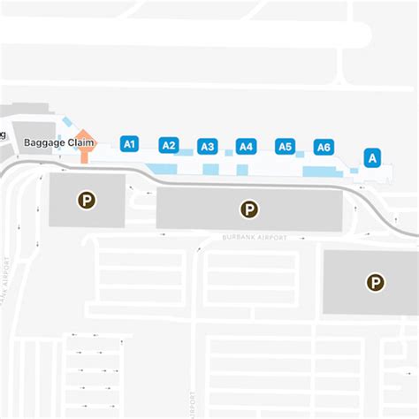 Burbank Airport Map: Guide to BUR's Terminals