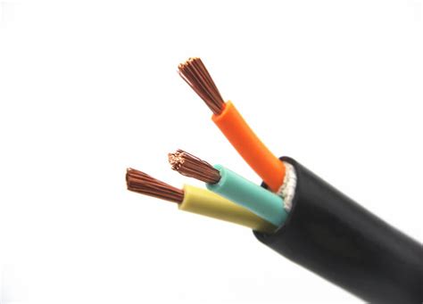 300/1100V Pvc Flexible Cable , Flexible Power Cable Customized Core Colours