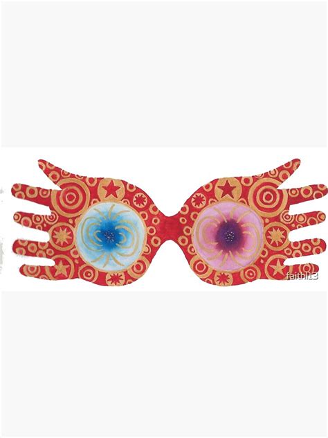 "Luna Lovegood Glasses" Art Print for Sale by faithl13 | Redbubble