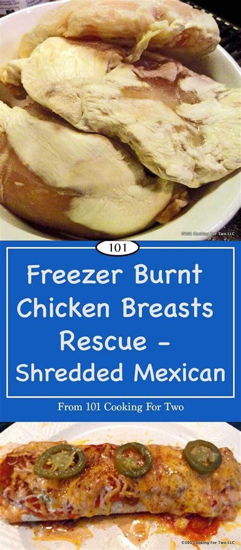 Freezer Burnt Chicken Breasts Rescue - Shredded Mexican from 101 Cooking for Two | Recipe ...