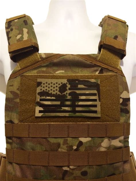 American Made LARGE 5x3" Infrared Reflective Us Flag Patch (Choose color) — Empire Tactical USA