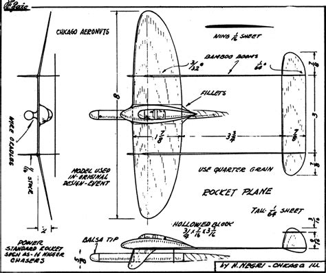 Plans to build Balsa Airplane Plans Free PDF Plans