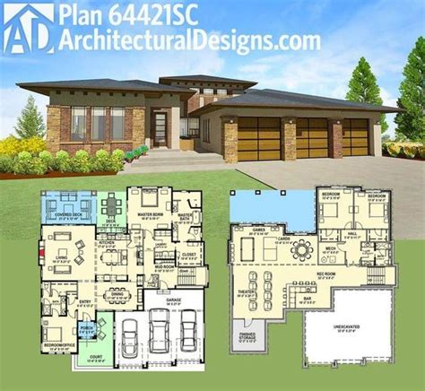 Dream House Plans, House Floor Plans, My Dream Home, Prairie House, Prairie Style Houses ...