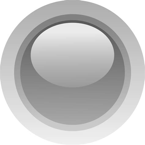 Clipart - led circle grey