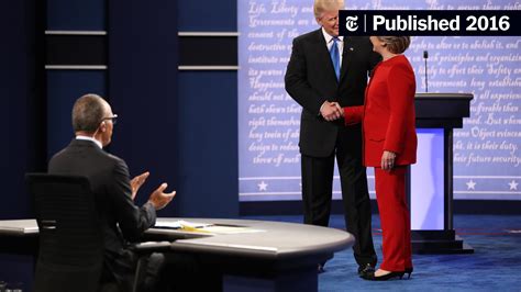 Photographs From the First Presidential Debate - The New York Times