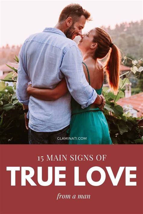 15 Signs of True Love From a Man in 2020 | Signs of true love, Man ...