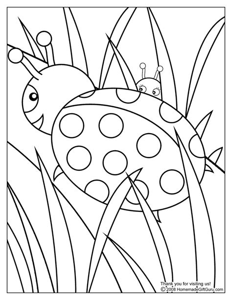 Ladybug Coloring Page