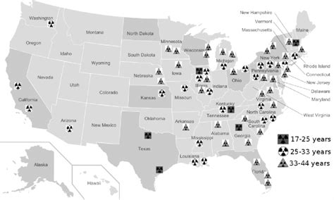 Canadian Nuclear Power Plants Map