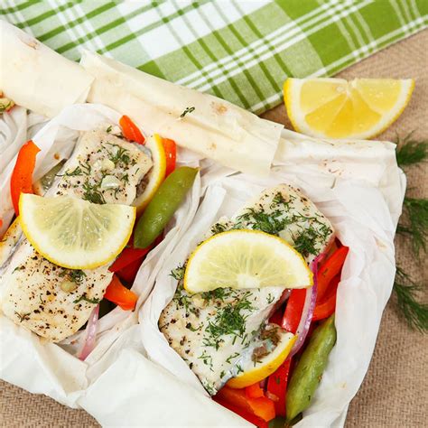 Halibut En Papillote - The Domestic Geek