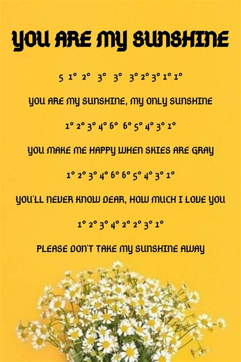 You are my sunshine - Kalimba tabs | Müzik notaları, Müzik, Eğitim