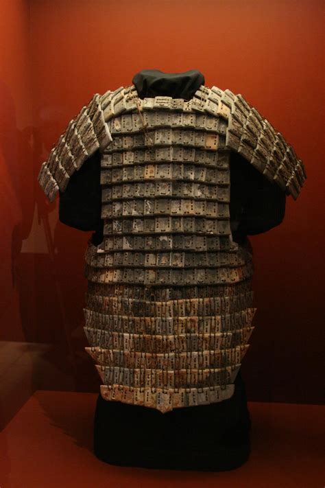 Stone armor suit on display in the National Geographic Museum, USA ...