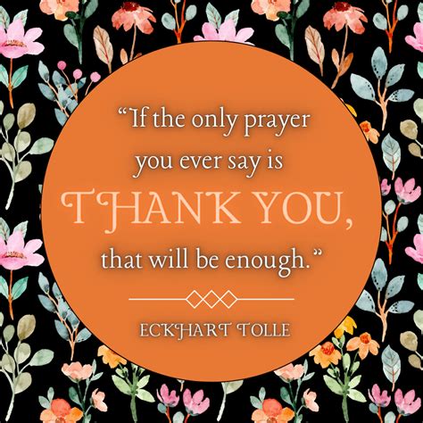 Eckhart Tolle Quote About Gratitude